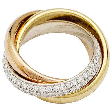 prezzo dell anello cartier 3 ori|cartier gioielli trinity.